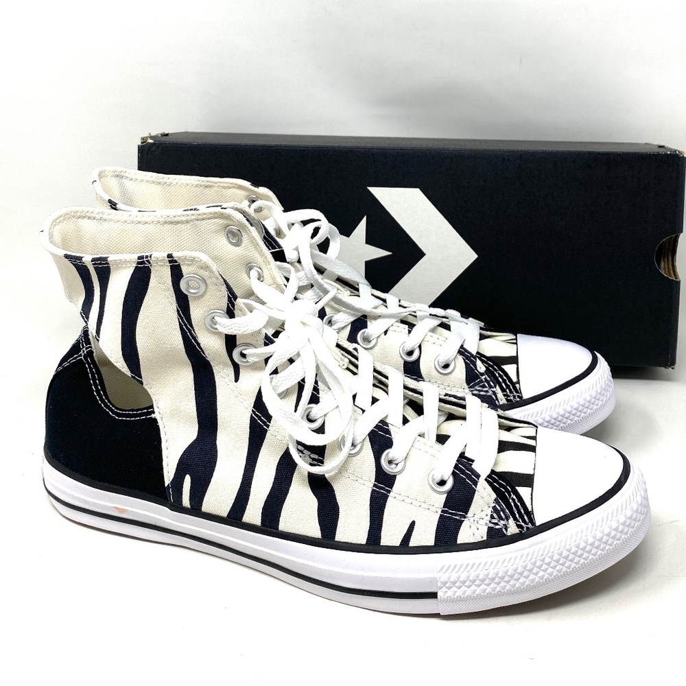 💖MEGA SALE💖Converse Chuck Taylor Twisted Upper High Black Canvas Men’s 167718C - Picture 2 of 10